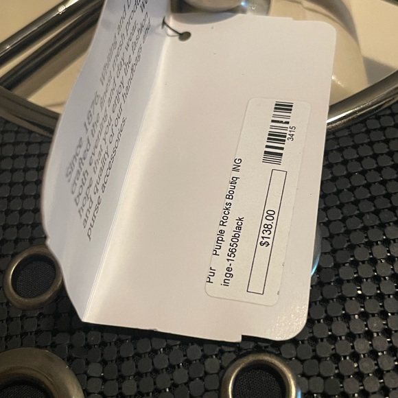 Whiting & Davis: Black Mesh Clutch - Picture 2 of 4